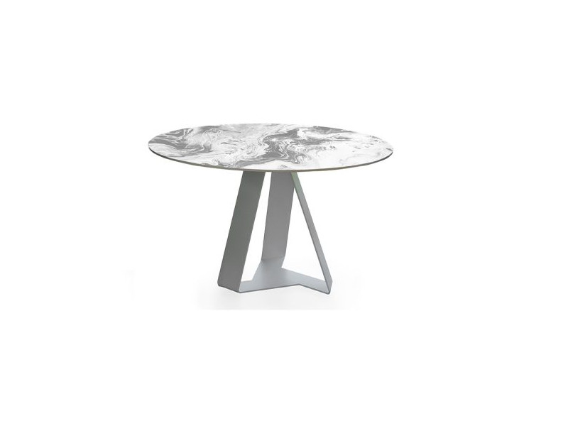 CARCASSONE-Table ronde fixe pied...