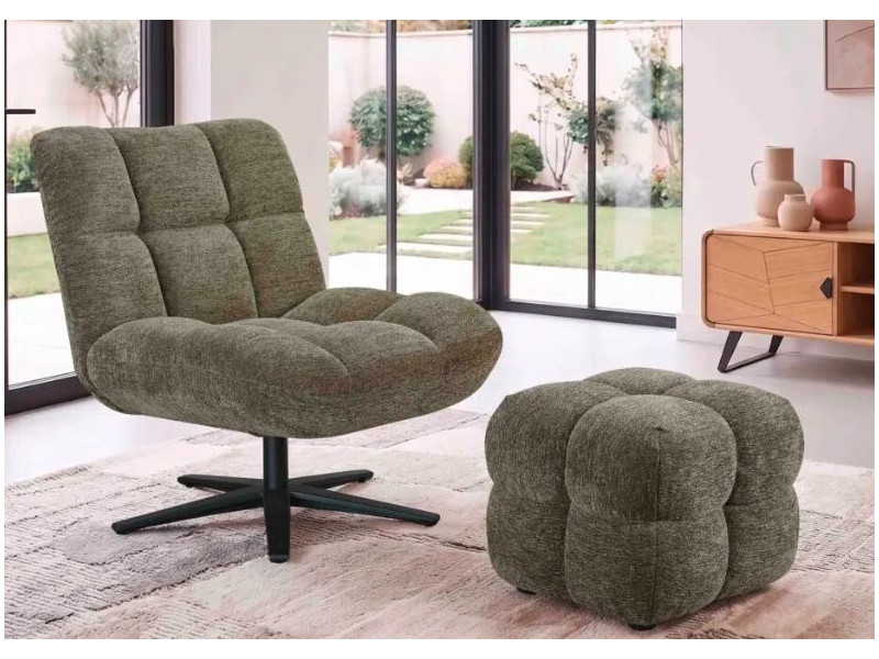 ANGEL O- Fauteuil pivotant 360 ° pied...