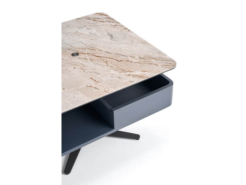 PRESTO-Table basse carrée plateau...