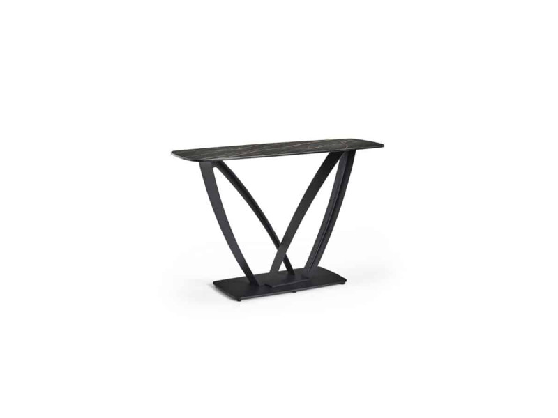 MILAN-Console céramique pied ruban