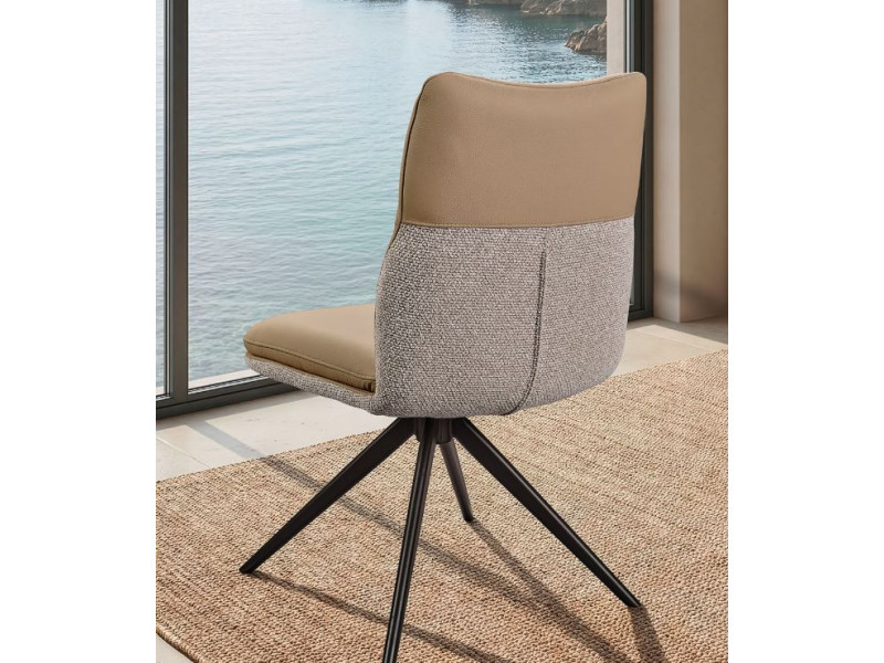 EVA-Chaise en cuir avec option pivotant