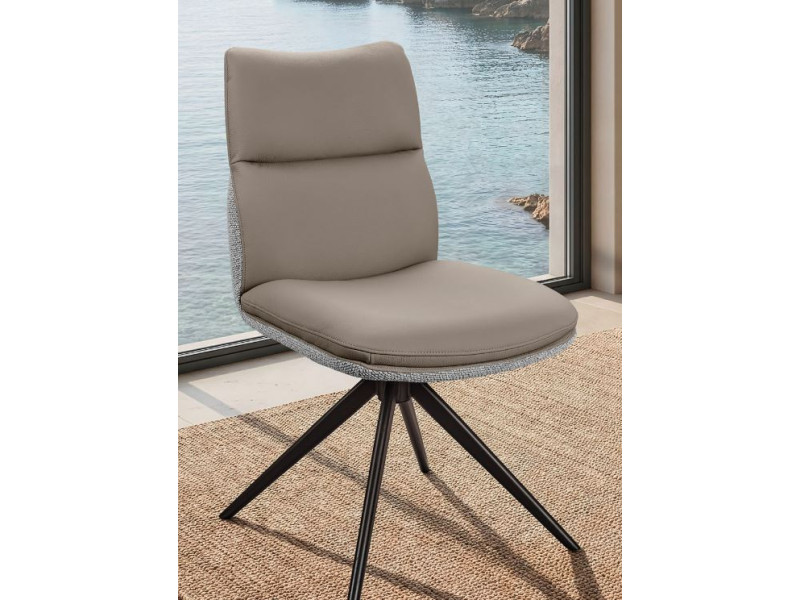 EVA-Chaise en cuir avec option pivotant