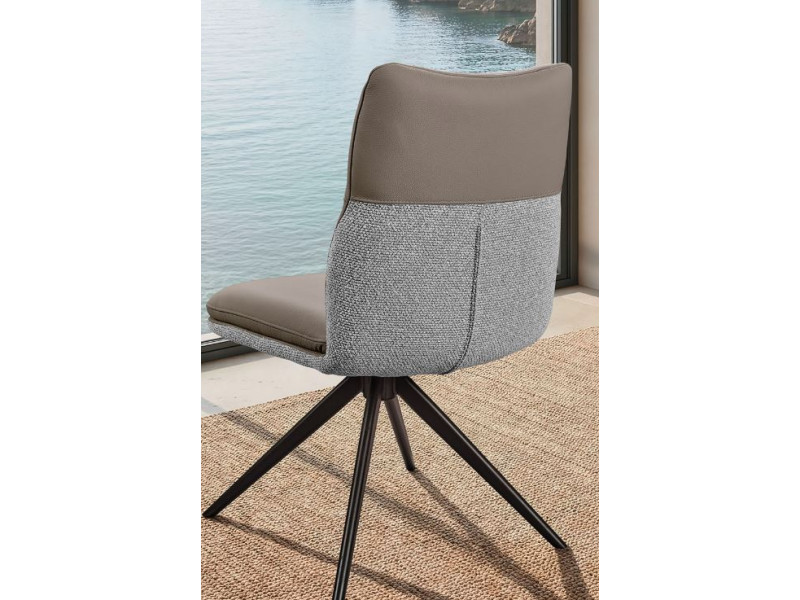 EVA-Chaise en cuir avec option pivotant