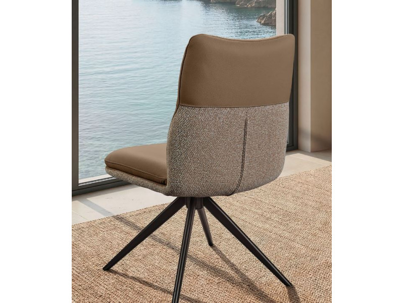 EVA-Chaise en cuir avec option pivotant