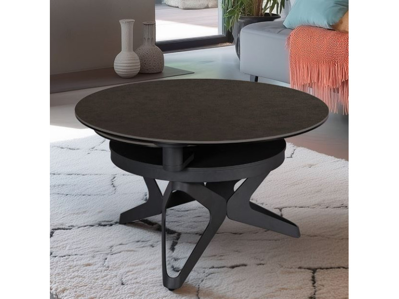 SYDNEY-Table basse 3 plateaux simultanés
