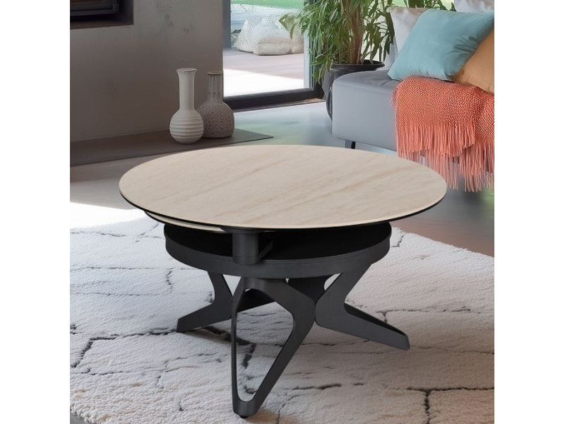 SYDNEY-Table basse 3 plateaux simultanés