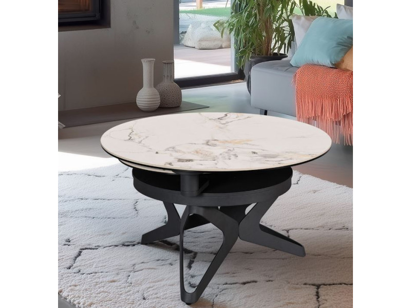 SYDNEY-Table basse 3 plateaux simultanés