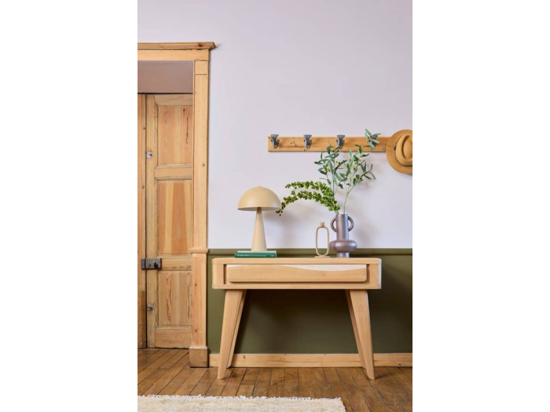 OLONE-Console 1 tiroir dessus bois ou...
