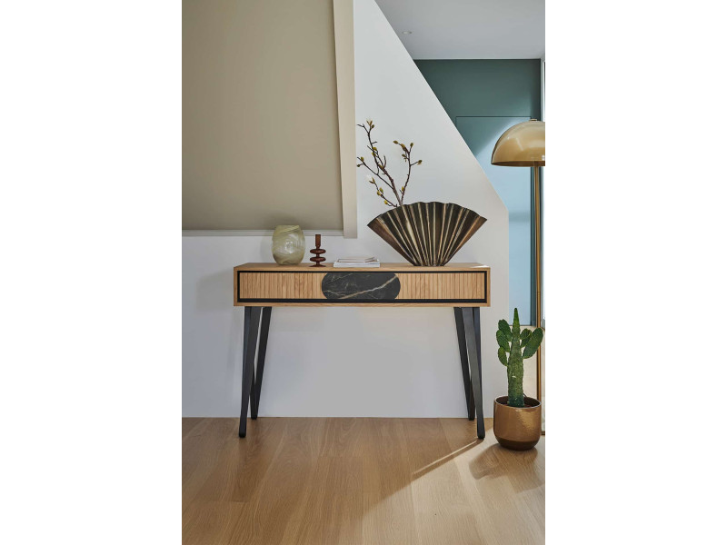 SPHERE-Console 1 tiroir bois et...