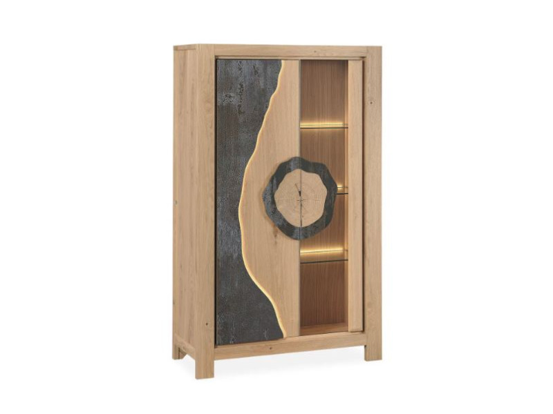 MINERALE -Vitrine 2 portes