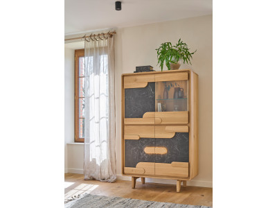 ABSOLU-Vitrine 3 portes...