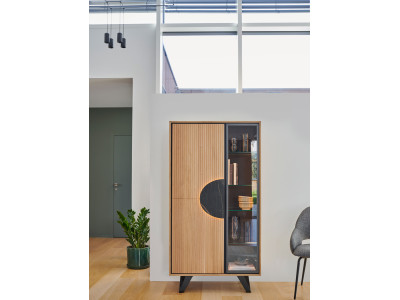 SPHERE-Colonne 1 porte bois...