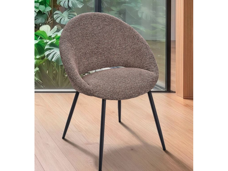 LILOU-Chaise 4 pieds métal