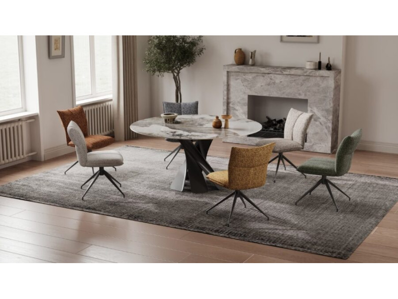 COBRA-Table ronde fixe en céramique