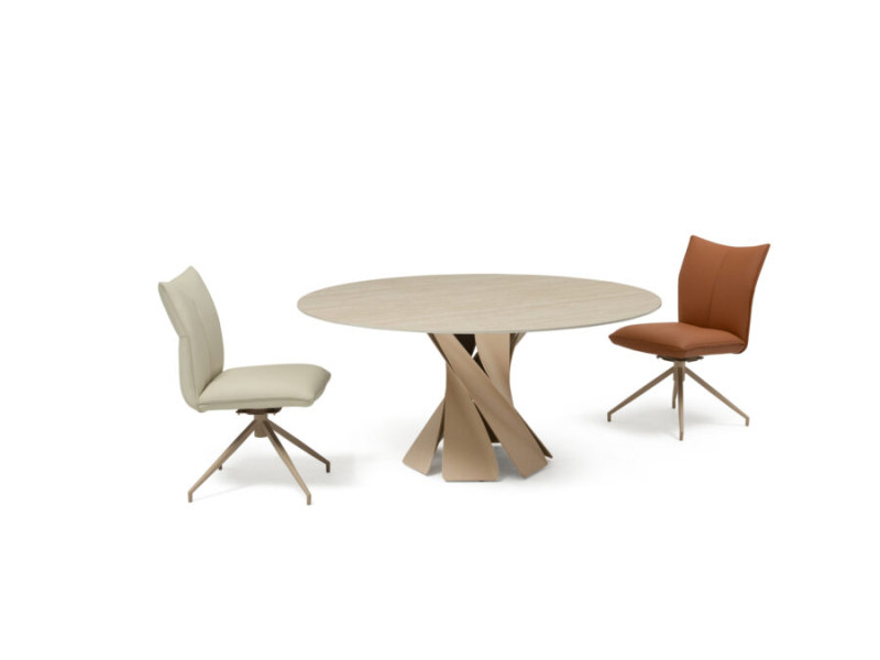 COBRA-Table ronde fixe en céramique