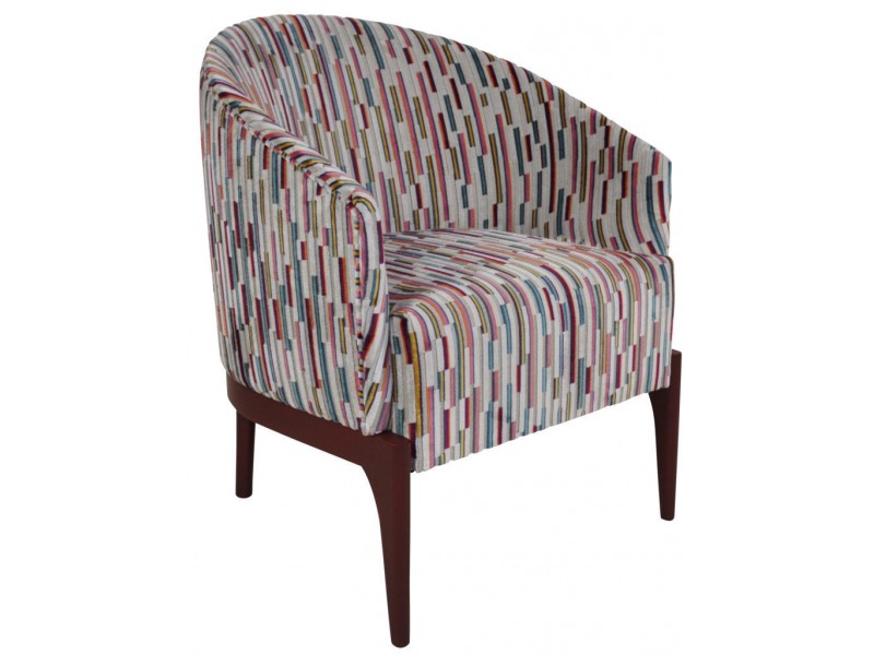 VICTOR - Fauteuil fixe intemporel tissu