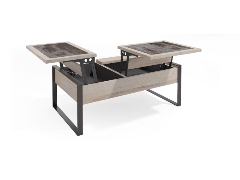 GLICK-Table basse avec 2 plateaux...