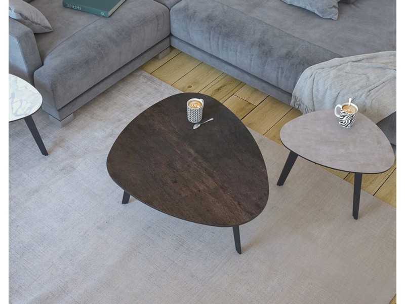 GALET-Table basse avec céramique