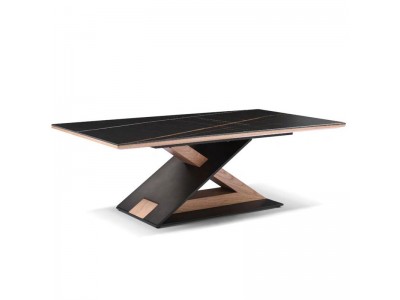 ALLIAGE-Table basse bois et...