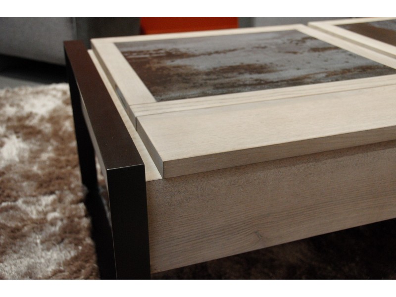 GLICK-Table basse avec 2 plateaux...