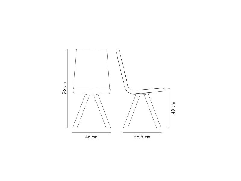 VULCANO-Chaise coque