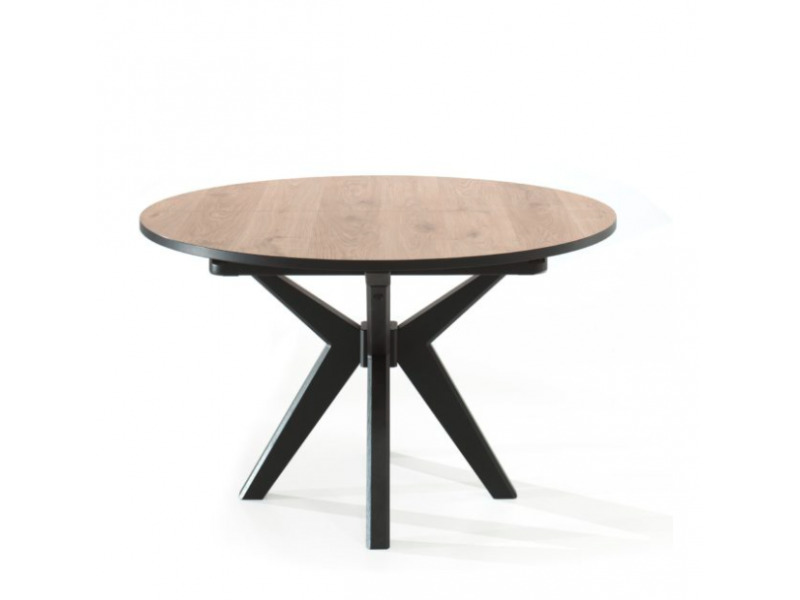 GLOBAL-Table ronde avec allonge pied...