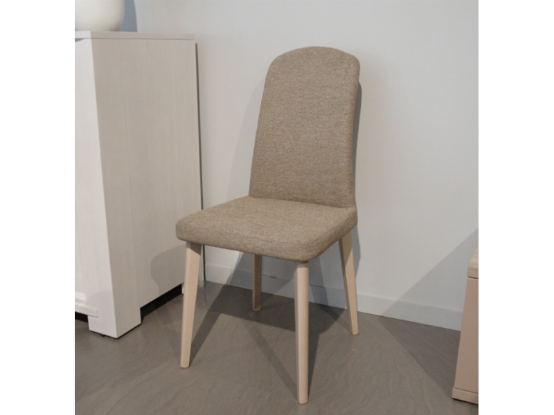 ALBA - Chaise tissu structure en...
