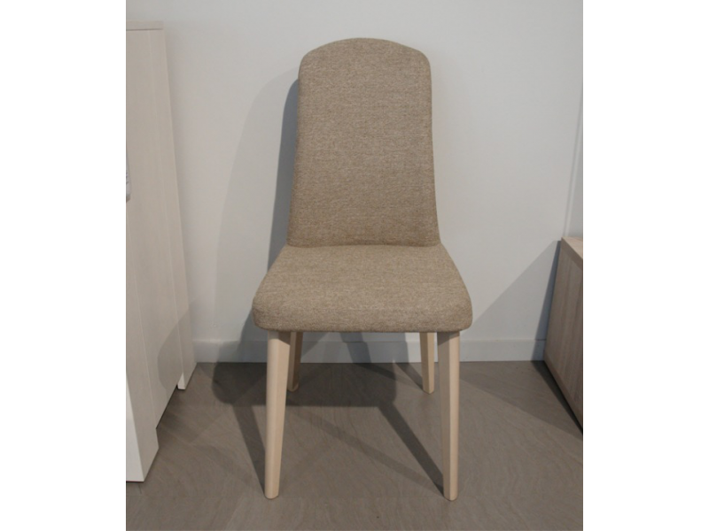 ALBA - Chaise tissu structure en...