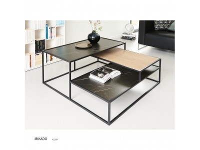 KIKADO- Table basse bois et... 2