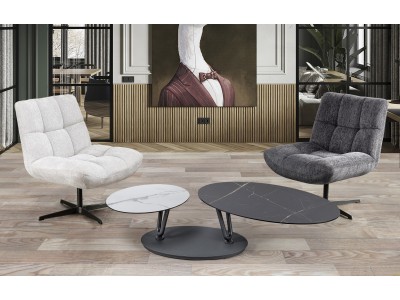 DENVERS-Table basse ovale... 2