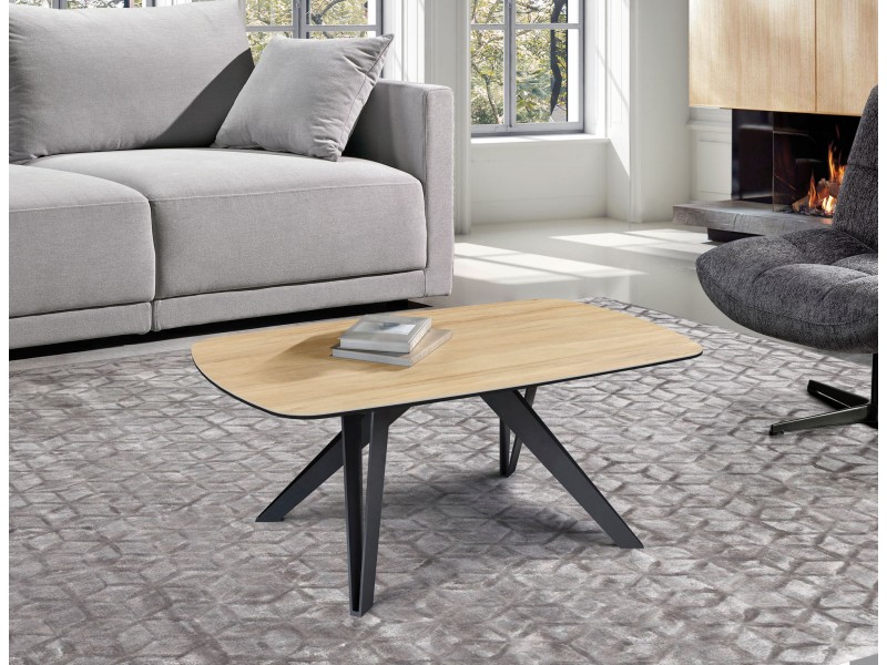 MEMPHIS-Table basse tonneau céramique...
