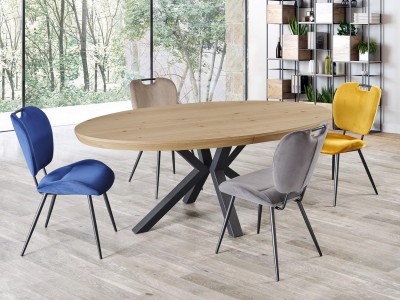 TABLE OVALE- Bois avec...