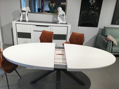 TOLEDE-Table ovale 200 avec...