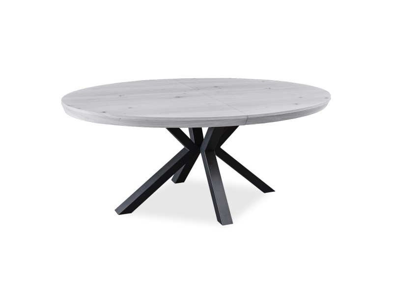 TOLEDE-Table ovale 200 avec allonge...