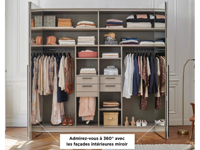 TOSCANE-Dressing portes pliantes