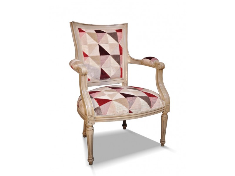 QUENTIN - Fauteuil fixe classique tissu