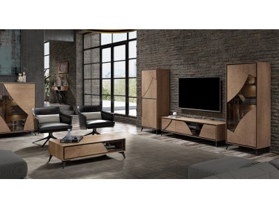 CIRCLE-Table basse 1 tiroir