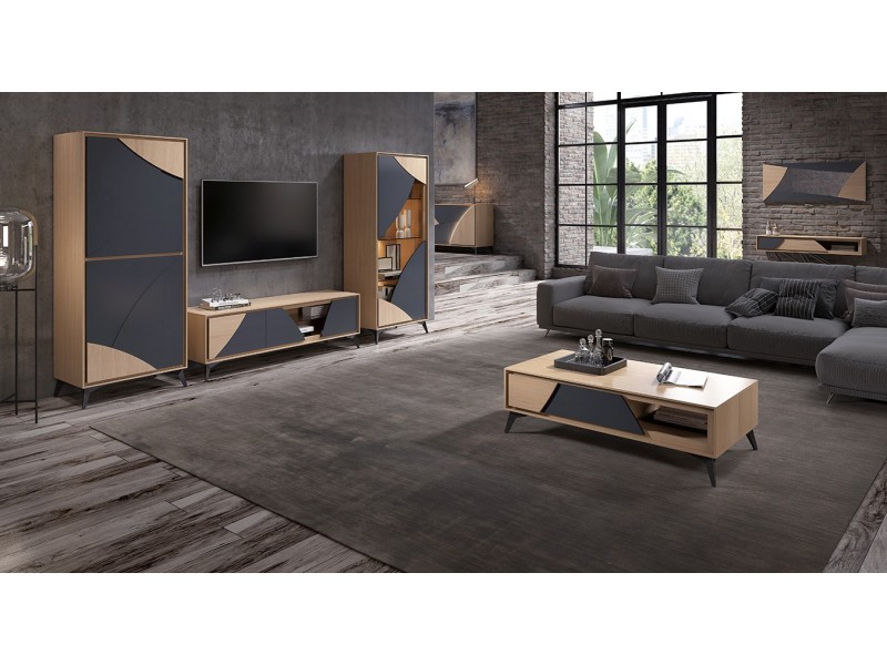 CIRCLE-Table basse 1 tiroir