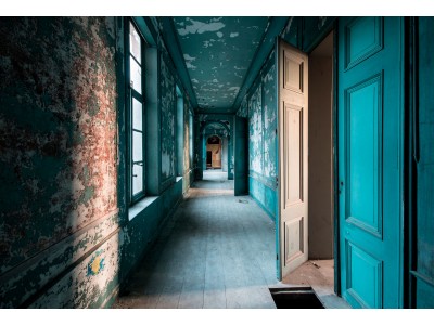 CORRIDOR-Trompe l'oeil  sur...