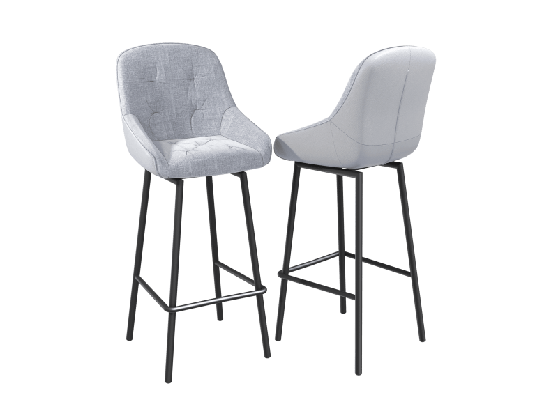 SAN FRANCISCO-SET DE 2 Chaises hautes...