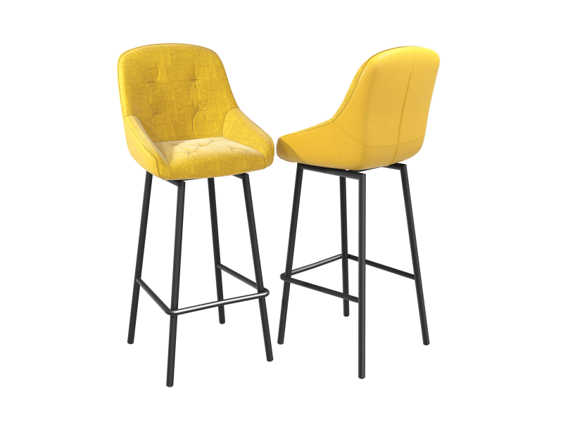 SAN FRANCISCO-SET DE 2 Chaises hautes...