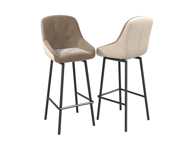 SAN FRANCISCO-SET DE 2 Chaises hautes...