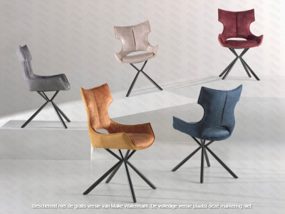 QUEEN-Chaise fixe set de 2...