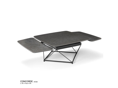 CONCORDE-Table céramique carré
