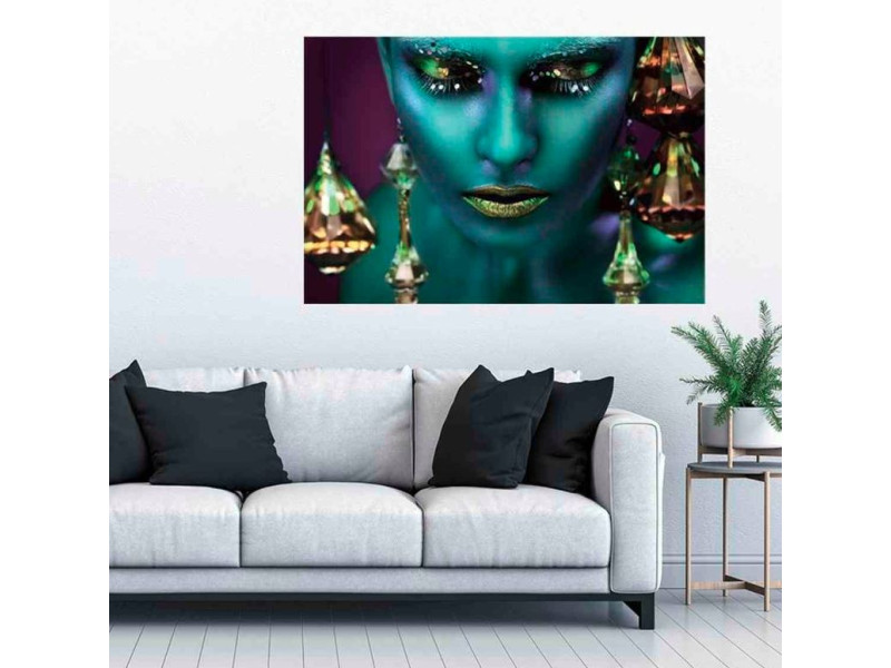 VISAGE-Impression sur verre