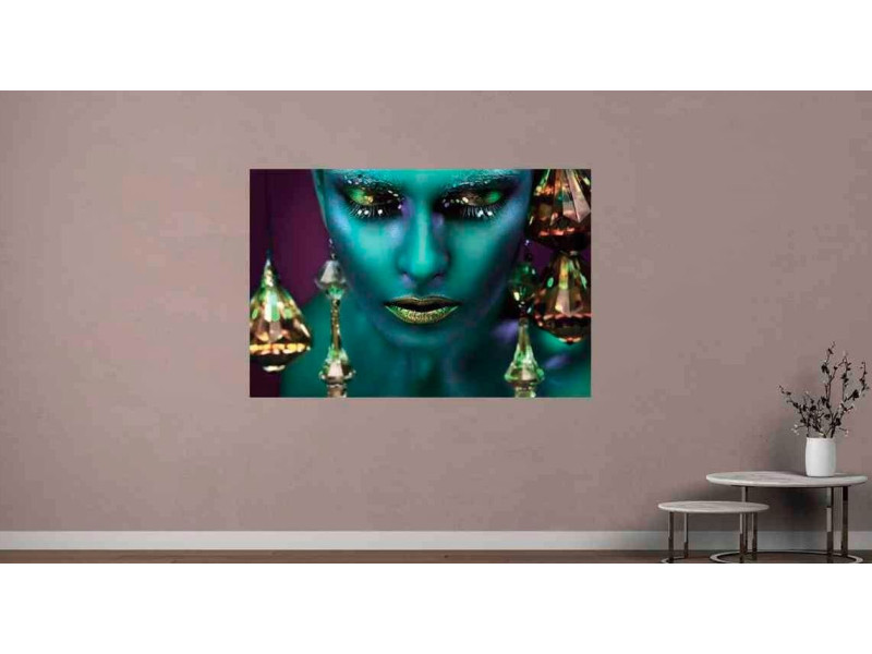 VISAGE-Impression sur verre