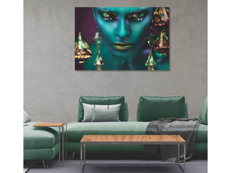 VISAGE-Impression sur verre