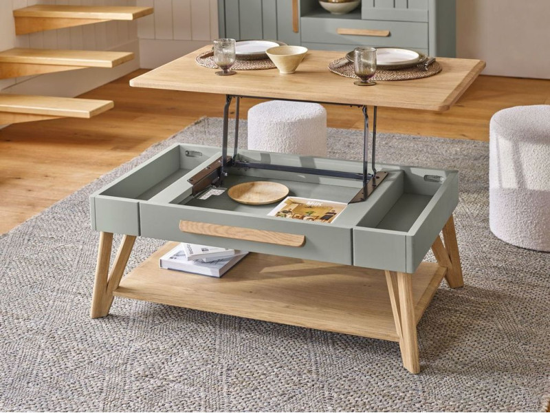 ALVA-Table basse Dînette plateau...