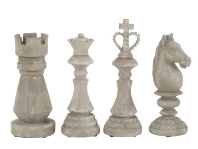 PIECES ECHECS-Résine brut