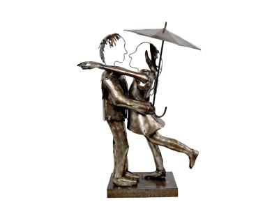 AMOUR-Sculpture métal 2